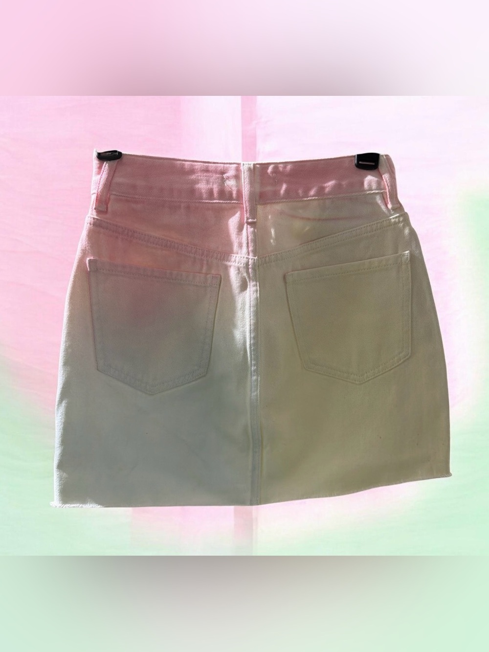 PacSun Multicolored Denim Skirt NWOT - Picture 2 of 3